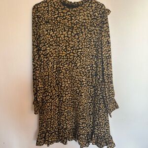 Who What Wear Leopard Print Women's Dress
